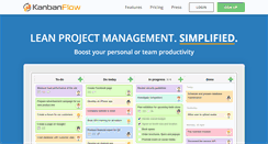 Desktop Screenshot of kanbanflow.com
